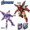 thumbnail image 1 of New Marvel The Avengers Superhero Model Building Blocks Classic Movie Iron Man Mecha High-tech Diy Brick Toys for Kids9009With box He Qiyong unisex, 1 of 1