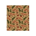 thumbnail image 2 of Kugisaki Vintage Christmas Gift Wrapping Paper, 27.6” x 39.4” Per Sheet, Kraft Wrapping Paper with Xmas Elements Pattern, Festival Party Holiday Gift Wrapping Paper, 2 of 6