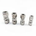 thumbnail image 6 of Versatile Stainless Steel Compression Tube Fitting Straight Connect DoubleFerrule Adapter for Hydraulic Systems, 6 of 10