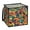 Colorful Swirl, variant on Home Organizer Foldable Fabric Storage Bin With Handle Awakened Crusoe-style Monster
