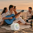 thumbnail image 3 of LACKUST Portable Mini Bluetooth Speaker with Powerful Bass - Wireless Outdoor/Car/Home/Desktop Small Portable Speaker, White, 3 of 6
