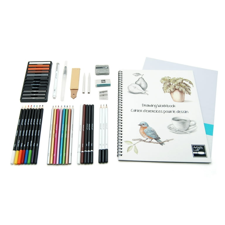Drawing Technique Set by Artist's Loft - Includes Drawing Book