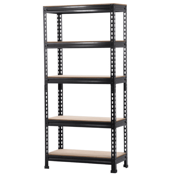 Shelf Freestanding Shelves Black, Second Hand Garage Storage Shelves