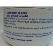 BABY DON?T BE BALD Hair and Scalp Nourishment 8 oz