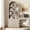 Light Grey Alder, variant on SICOTAS 82.2" Tall Arched Storage Cabinet with Fluted Doors, Large Pantry Cabinet with Adjustable Shelves, Modern 6-Tier Bookcase for Living Room, Home Office, Dining Room, Black Alder
