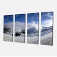 thumbnail image 2 of Winter in Alps Panorama - Landscape Canvas Art Print, 2 of 3