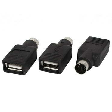 6-PIN PS/2 MALE TO USB FEMALE KEYBOARD MOUSE ADAPTER - Walmart.com