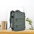 thumbnail image 6 of Laptop Backpack Knapsacks Separate Shoe Compartment Lightweight Rucksack Daypack for Outdoor Activities Business Trip Climbing Office Green, 6 of 9