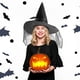thumbnail image 2 of Sombrero de bruja negro JUSTOTRY para Fiesta de Disfraces y Halloween, 2 of 3