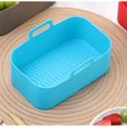 thumbnail image 7 of Iumwxz Air Fryer Silicone Basket Liner, Reusable Pot Liner for 5QT or Larger Air Fryers, Non Stick Dishwasher Safe with 20 Raised Lines for Cooking, Fits 4.0 Fryer Models, 7 of 7