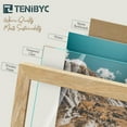 thumbnail image 5 of 8.5x11 Picture Frame Set - 4 Pack, Natural Solid Wood, HD Tempered Glass, Elegant Photo Frames for Table or Wall Display, 5 of 6