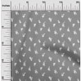 thumbnail image 2 of oneOone Velvet Gray Fabric Floral Craft Projects Decor Fabric Printed By The Yard 58 Inch Wide, 2 of 5