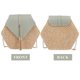 thumbnail image 4 of 1pc PU Leather Crossbody Bag Fashionable Straw Chain Messenger Bag with Tassel for Women Girls(Green), 4 of 4