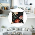 thumbnail image 5 of Cushion Throw Cover Colorful Blooming Rose Flower Watercolor for Home Decor,Pillow Cases for Couch Bedroom Living for Boy Girl, 5 of 7