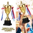 thumbnail image 3 of Trophy Cup Large Trophy Metal Trophy Award For Sports Match Competitions, 3 of 5