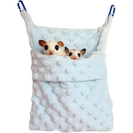 Hgudesign Sugar Glider Bonding Pouch Carrier Bag Sling Sp Bag with Adjustable Strap for Gliders Ferret Rat Hedgehog Hamster Small Pets (Yellow)