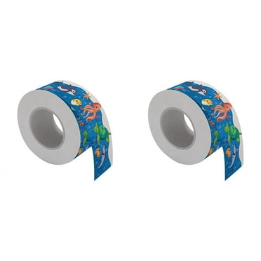 2 Roll Borders Stickers, Ocean Animal Board Borders, for Decorate Bulletin Boards,Walls,Desks,Window,Doors 65.6Ft