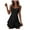 Black, variant on IROINNID Women's Sleeveless Empire Dress Europe And The United States Explosion Models Dress Backless Straps Cross S Round Neckline Short Women Dress