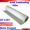 TechTongda 25x36in Matte Cold Laminating Film Laminator Glue Film #026230