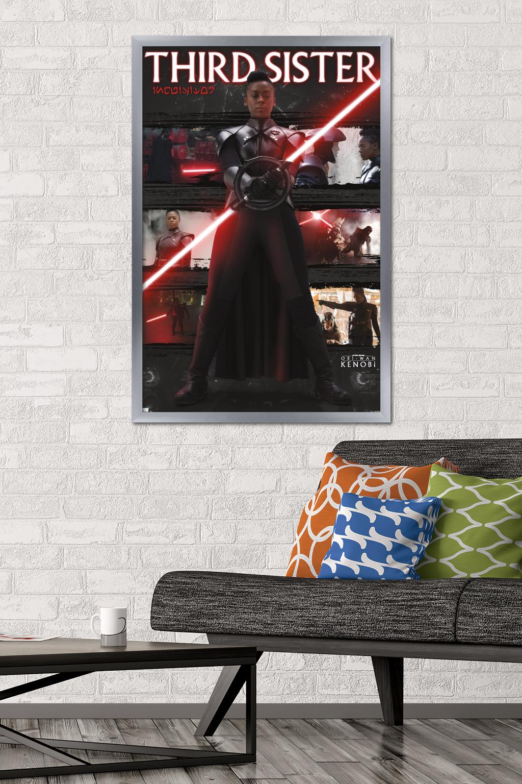 Star Wars: Obi-Wan Kenobi - Third Sister Wall Poster, 22.375" x 34" Framed