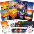 thumbnail image 1 of Set de lienzos Art Craft Kit Cholemy Paint & Sip, 20 x 25 cm, 1 of 6