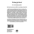 thumbnail image 2 of Writing the Rural: Five Cultural Geographies, (Paperback), 2 of 2