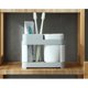 thumbnail image 4 of INTBUYING - Soporte para cepillo de dientes y pasta de dientes de una sola taza, organizador de almacenamiento de plástico para baño, 4 of 8