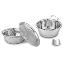 Le Regalo 5 Piece Stainless Steel Colander Set