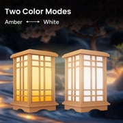 Techko Solar Zen Lantern – Amber or White Light (15.6high)