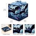 thumbnail image 3 of Bats Foldable Cube Organizer with Handle, 10.8"x10.5"x10.6", Large Capacity Storage Containers Storage Box, 3 of 6