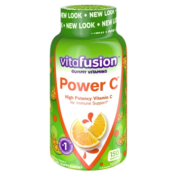 Vitafusion Power C Gummy Vitamins High Potency Vitamin C Supplement 150 Gummies