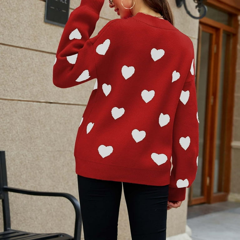 Cute top red sweaters