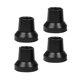 thumbnail image 4 of 4 piezas de puntas de muleta, accesorios de repuesto, bastón reforzado de alta resistencia Agujero negro de 14 mm, 4 of 9