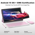 thumbnail image 2 of Android 15 Tablet 10 inch, 8GB RAM 32GB ROM Powerful Quad-core CPU, 1280*800 Resolution Screen Tablet, 8MP Camera, 6000mAh Battery Computer, 2 in 1 Tablets with Keyboard, Case, Mouse, Stylus Laptop, 2 of 9