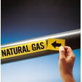 thumbnail image 2 of Brady Pipe Marker,Natural Gas,1 In.H 20449, 2 of 2