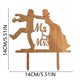 thumbnail image 2 of Cake Topper Picos de Tarta de Boda Picos y Toppers de Tarta de Boda Cake Topper de Madera, 2 of 4