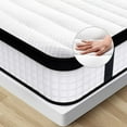 thumbnail image 6 of Musser 12 Inch Hybrid Mattress with Comfort Foam and Durable Springs, Full XL, Firm, 6 of 14