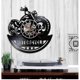 thumbnail image 5 of Vinyl Record Wall Clock Motorcycle Shape Creative Retro Nostalgic Wall Clock, 5 of 5