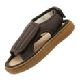 thumbnail image 3 of Sandalias diabéticas unisex cómodas para mujeres (café 46-47), 3 of 9