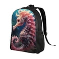 thumbnail image 6 of Easygd Ocean Seahorse Versatile and Stylish Backpack: Comfort, Storage, and Durability for College,Work, Travel, and Everyday Use, 6 of 8