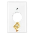 thumbnail image 1 of WIRESTER 1-Gang 1.406-Inch Hole Device Telephone/Cable Blank Receptable Wall Plate Cover, Nursery Baby Chicken Chicks, 1 of 6