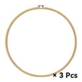 thumbnail image 1 of HLONK Embroidery Hoop Comfortable Touch Cross Stitch Flexible Adjustment Cross Stitch 3.15 In, 1 of 3