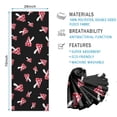 thumbnail image 2 of Red Mushroom Dot Black Pattern Hot Yoga Mat Towel Non Slip for Hot Yoga - Quick-Drying Yoga Mat Cover with 4 Corner Pockets with Travel Bag - Hot Yoga Towel Non Slip 74"x26", 2 of 6