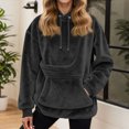 thumbnail image 5 of NOLDARES Womens Dog Pouch Hoodie with Kangaroo Pocket Oversized Pet Carrier Sweatshirts Animal Holder Long Sleeve Pullover,Black,XXL, 5 of 5