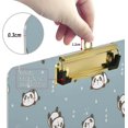 thumbnail image 4 of Coolnut Cute Cartoon Panda Acrylic Clipboard with Low Profile Gold Metal Clip Standard A4 Letter Size Decorative Clipboards for Office,Jobsite,Medical,School, 4 of 7