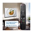 thumbnail image 3 of Reemplazo de control remoto MR22GA AKB76039905 para LG UHD/HDTV/OLED 4K Smart TV Negro, Negro, 3 of 5