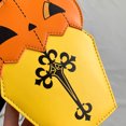thumbnail image 3 of Bolso Mano Cuero Con para Mujer Bolso Ataúd Calabaza Halloween (amarillo), 3 of 9