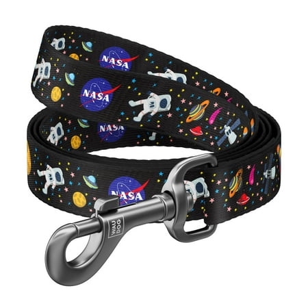 UPC: 4823089317045 | WAUDOG Nylon Leash with Unique Design | Strong & Special Design Leash for Cute Small Medium Large Dogs | Heavy Duty Dog Leashes for Large Breed Dogs & Puppy Leash for Small Boy & Girl Dogs – NASA