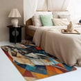 thumbnail image 3 of Elephant Washable Rugs - Area Rugs 5x6, Geometric Abstract Patchwork Non Skid Machine Washable Rugs, Artistic Modern Animal Low Pile Large Floor Rugs for Living Room Bedroom Dining Room College Dorm, 3 of 7