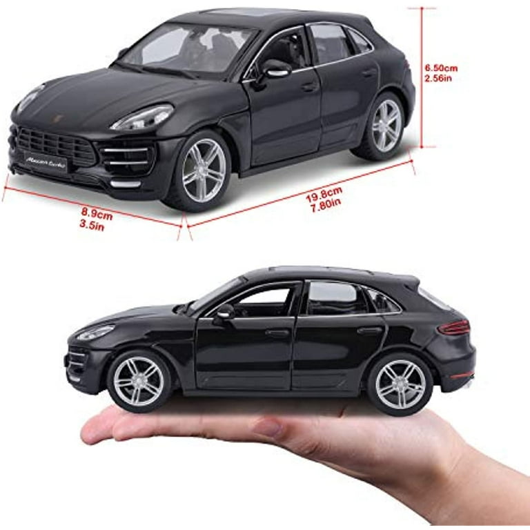 Porsche Macan Turbo ミニカー ブラック Bburago Porsche Macan Turbo 1:24 Diecast Toy Model Car Black